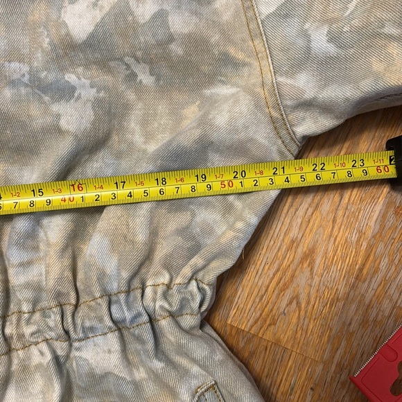 Free People Layered Tie-Dye Parka size Small - Picture 15 of 16